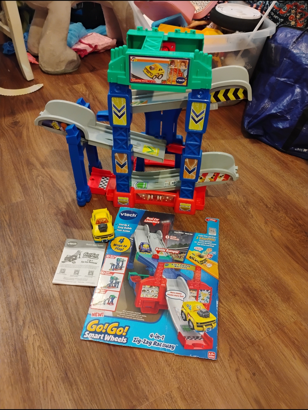 Go! Go! Smart Wheels Zig-Zag Raceway - Blue, Green, Red